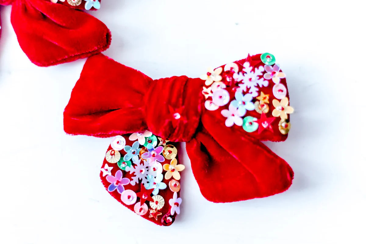 Velvet Hair Bow