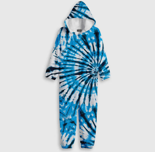 Tie Dye Onesie- Cobalt